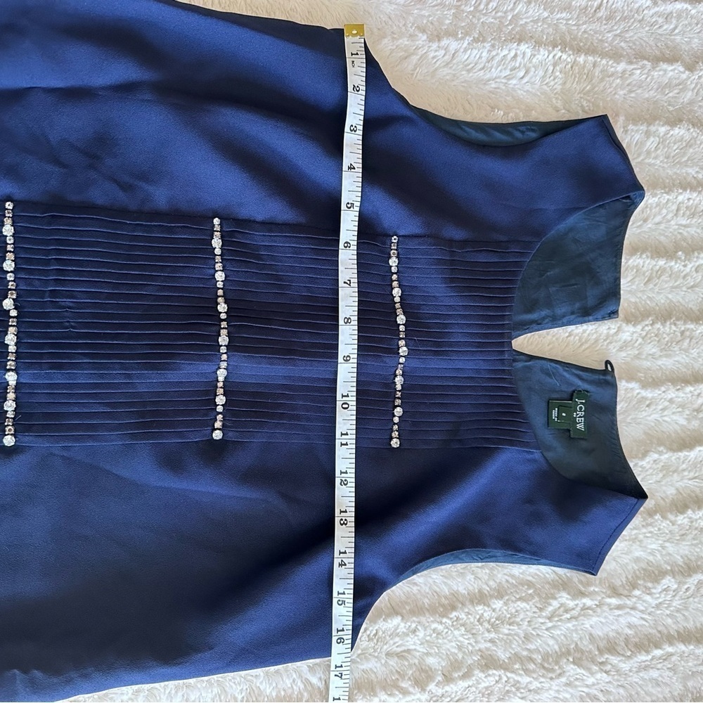 J. Crew beaded sleeveless top - Picture 6 of 7